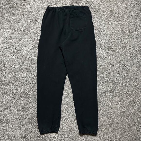 Champion Reverse Weave Sweatpants Heavyweight y2k Mens Medium Black - Picture 11 of 12